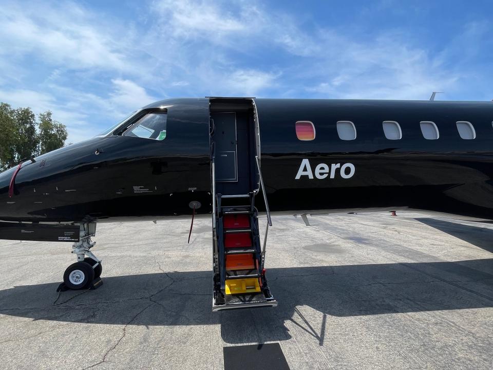 Aero’s sleek black jets are truly distinct.