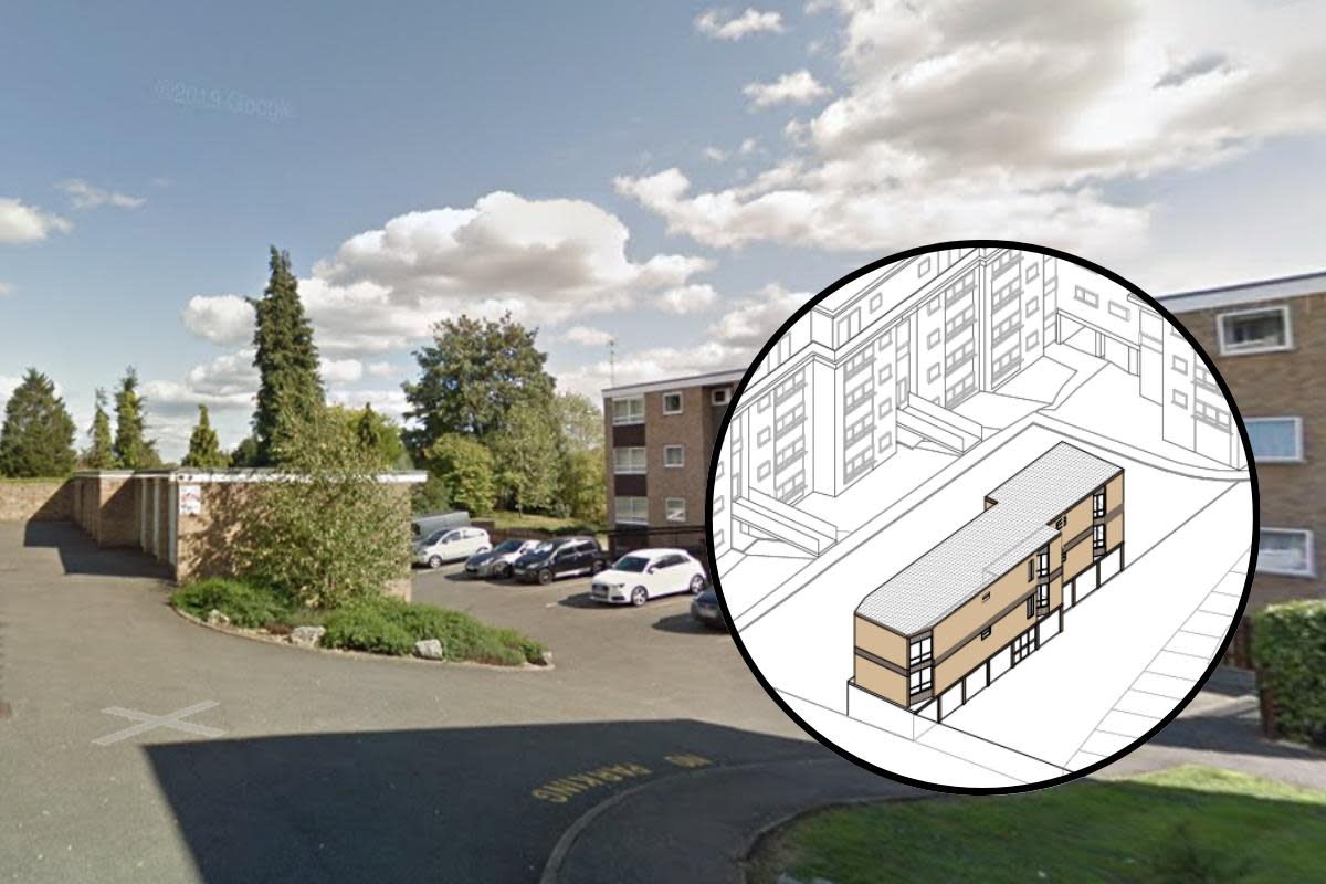 The owner of a Rickmansworth apartment block wants to build more flats in the middle. <i>(Image: Archplan Designs LTD/Google Maps)</i>