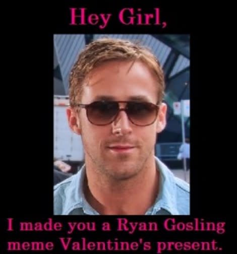 ryan gosling hey boy birthday meme