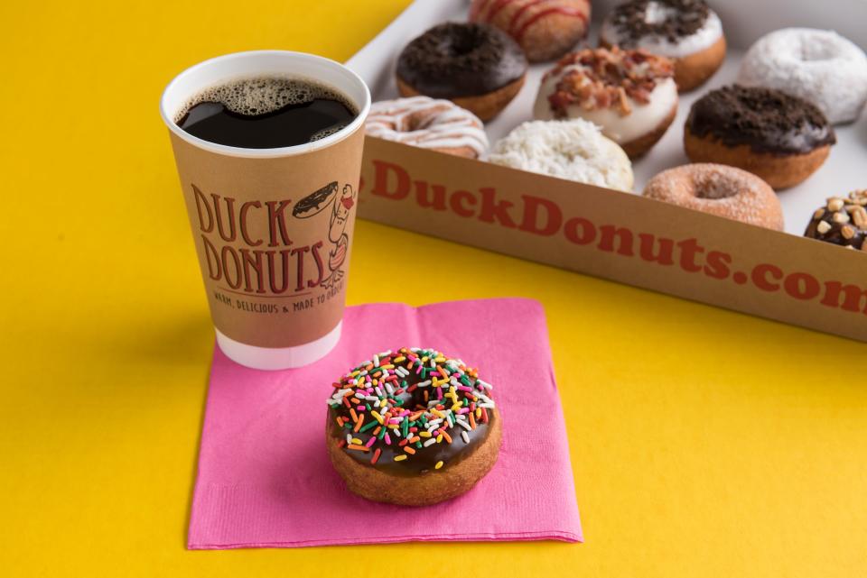 Duck Donuts products are fresh and made-to-order.