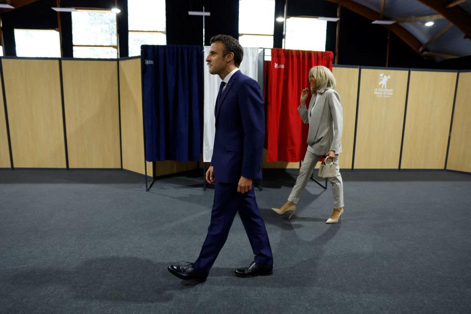 Macron elecciones (Télam)