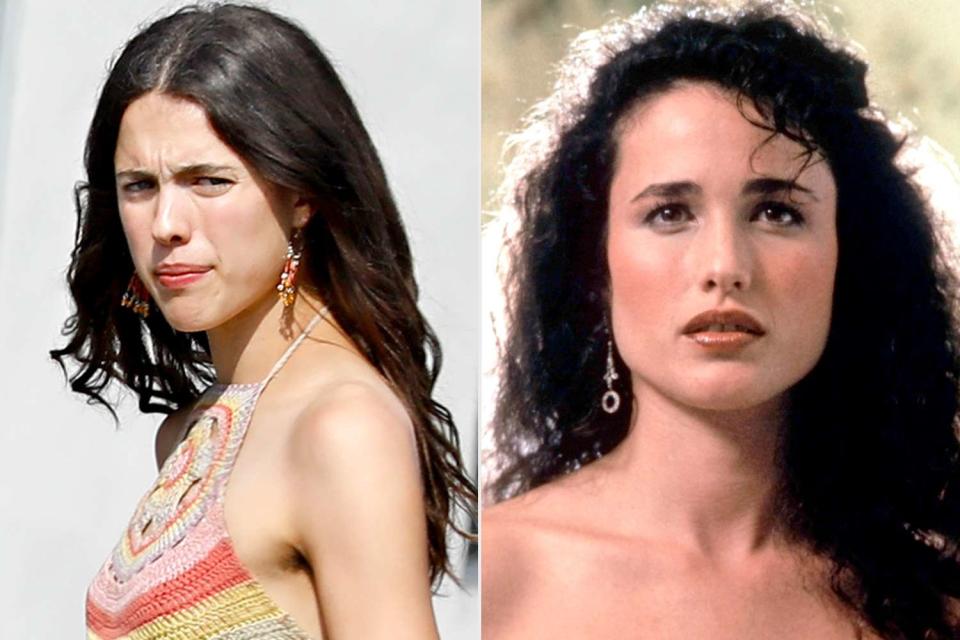 Margaret Qualley: Andie MacDowell