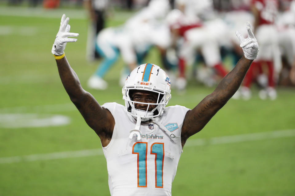 DeVante Parker #11 of the Miami Dolphins 