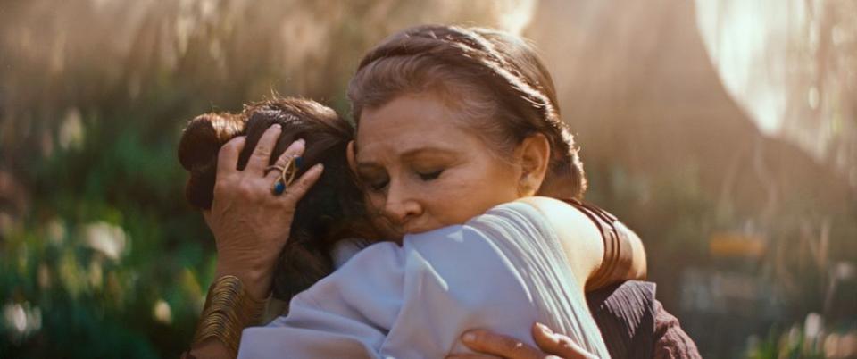 Carrie Fisher in The Rise of Skywalker | Lucasfilm Ltd.