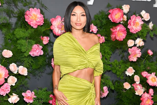 Michael Buckner/Getty Jeannie Mai Jenkins at the 2022 Baby2Baby Gala held at Pacific Design Center on November 12, 2022