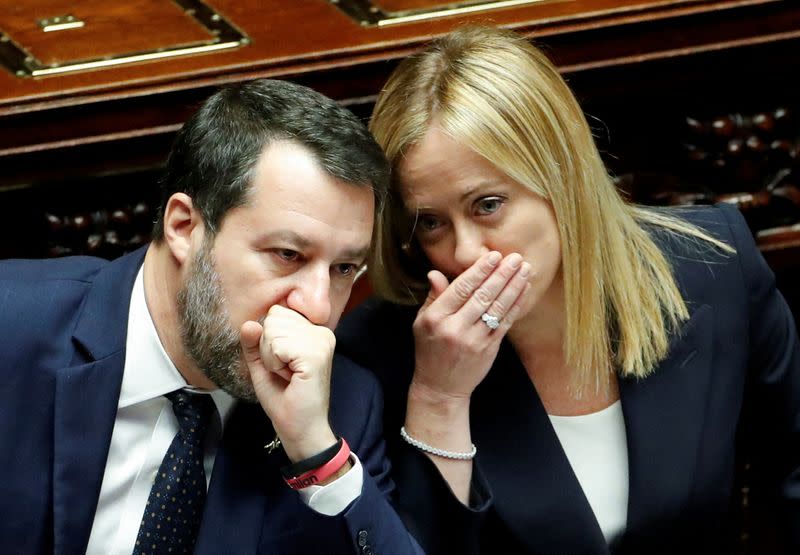 FILE PHOTO: Italian lower house holds confidence vote in new government