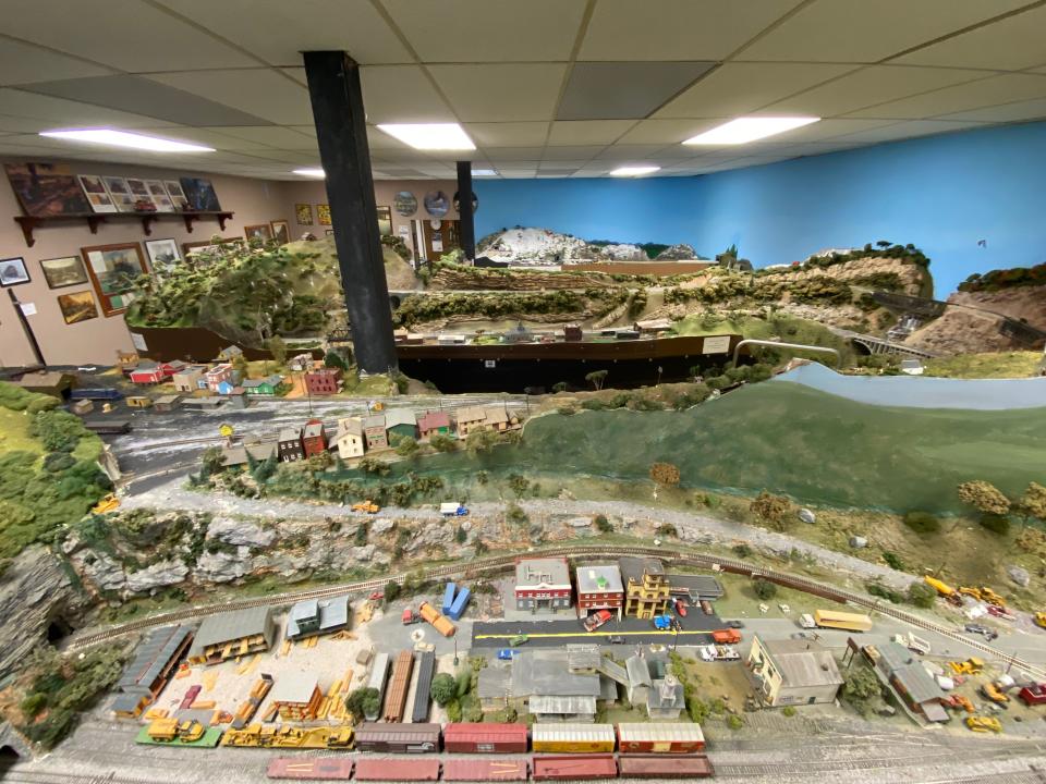 The Waynesboro Model Railroad Club displays feature scenes of a rail yard, camping sites and even a ski lift.