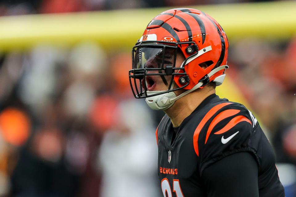Defensive end Trey Hendrickson has made the Pro Bowl in each of his three seasons with the Cincinnati Bengals.