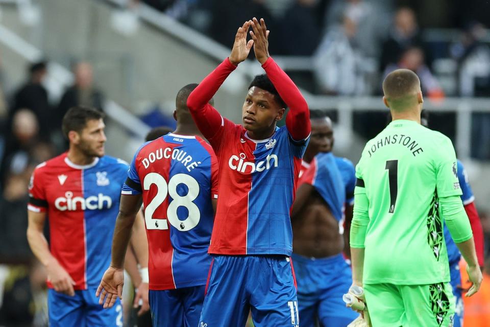 Debut: Matheus Franca came off the bench for Crystal Palace against Newcastle (Getty Images)