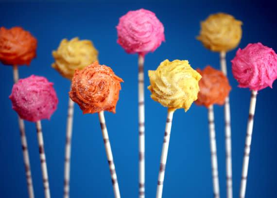 lorax cake pops