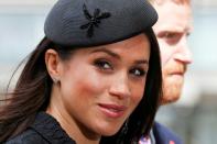 US actress Meghan Markle may opt for a dress from her adopted country when she marrys Prince Harry to curry favour with the public and to boost Britain's valuable fashion industry