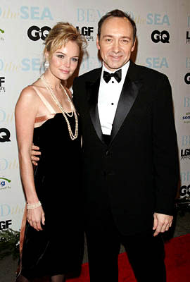 Kate Bosworth and Kevin Spacey at the NY premiere of Lions Gate's Beyond the Sea