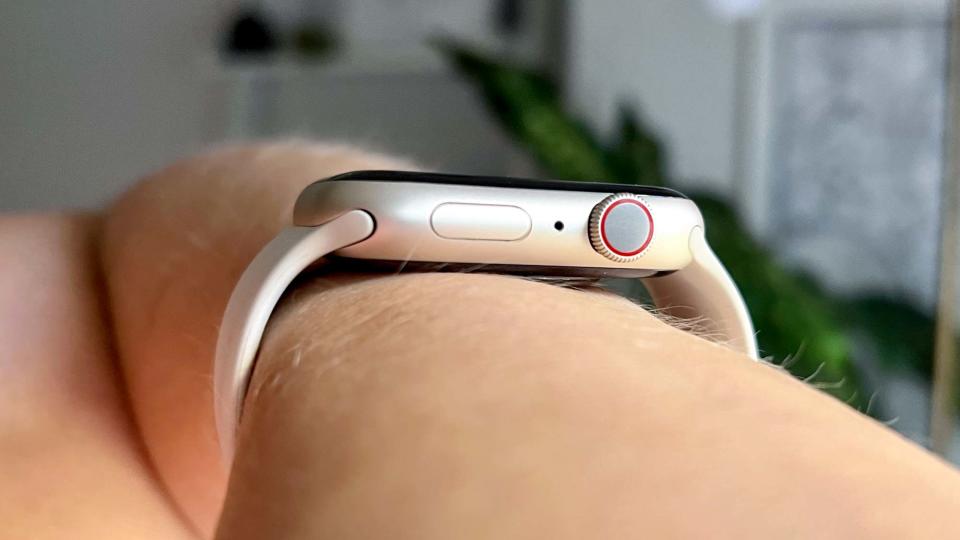 Apple Watch Series 8 shown on wrist