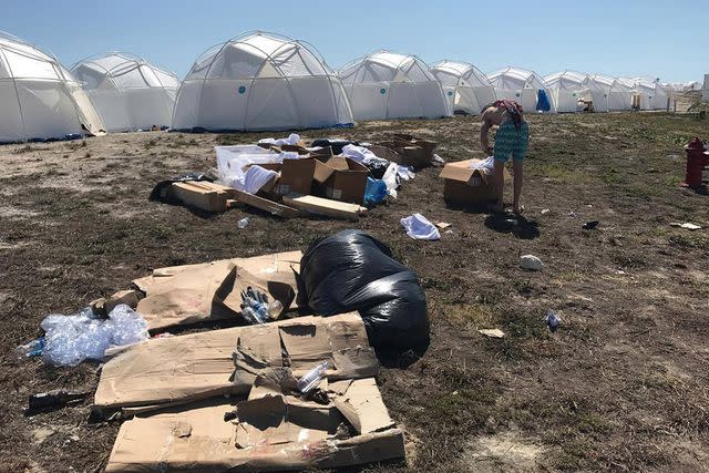 <p>SplashNews.com</p> Fyre Festival aftermath