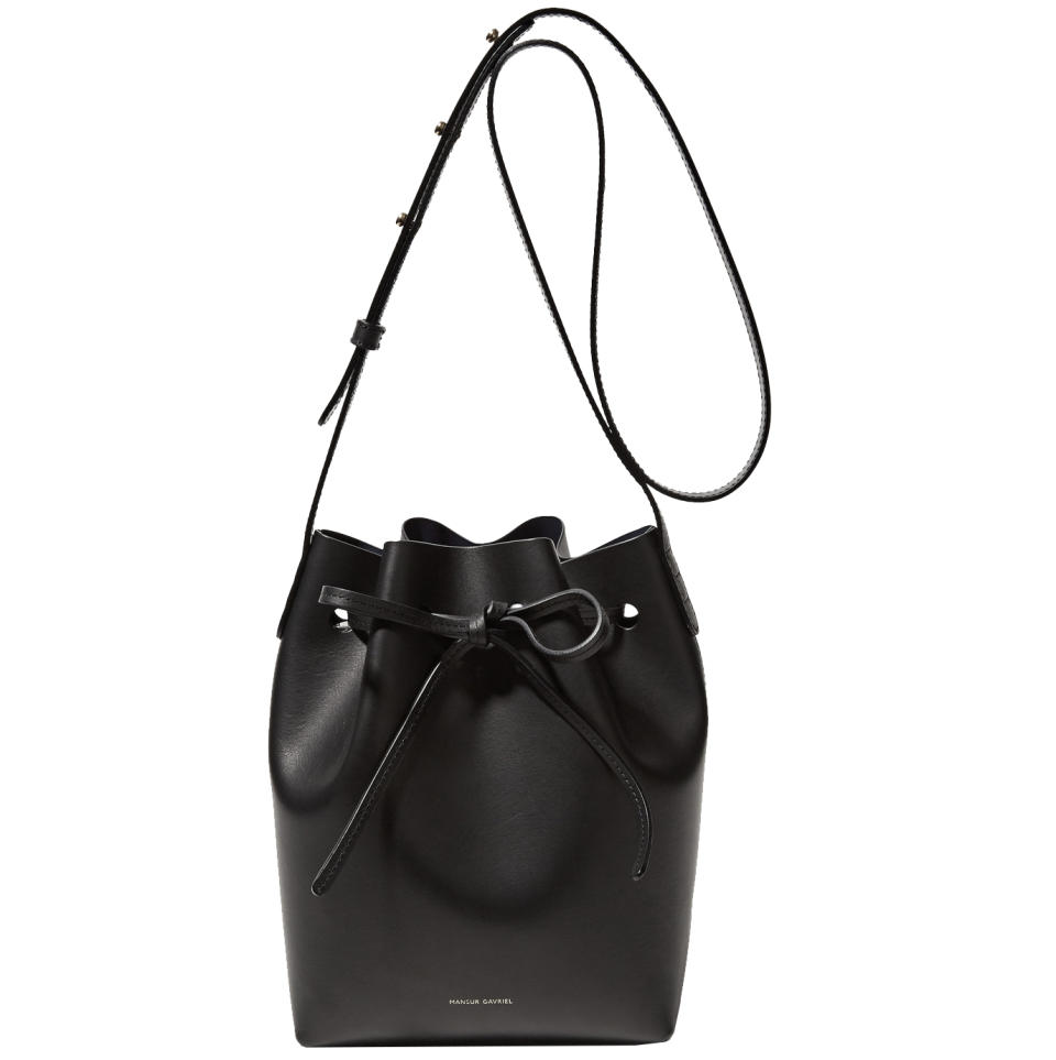 Mini Leather Bucket Bag