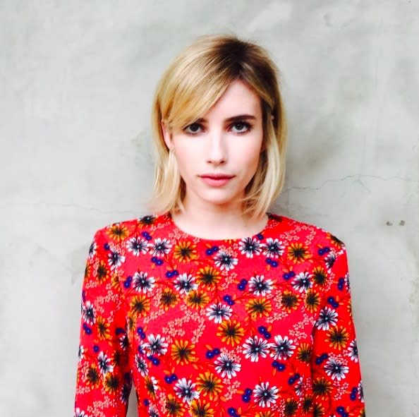 We are loving Emma Roberts’ preppy look in this flawless new photoshoot