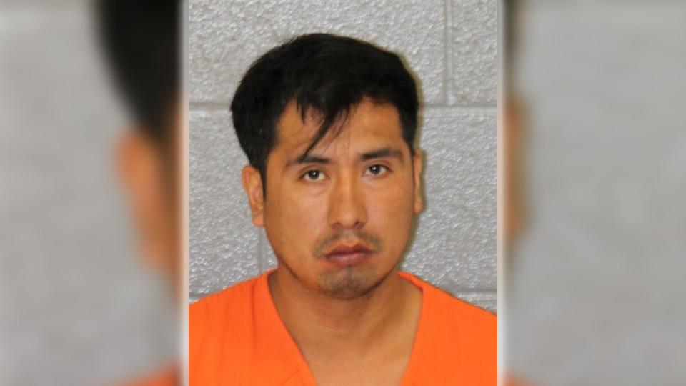 Authorities said someone called police saying a man she didn't know entered the bathroom while she was inside and tried to sexually assault her.  Detectives were quickly able to identify the suspect as 30-year-old Eleno Cervantes.