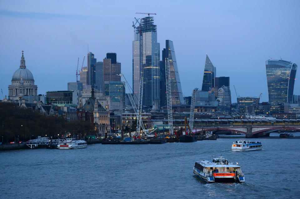 London’s economy includes £122m of services exports. Photo: Kirsty O’Connor/PA Wire/PA Images