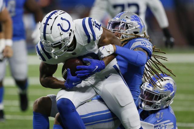 Colts beat Lions 27-17, but lose QB Sam Ehlinger to injury