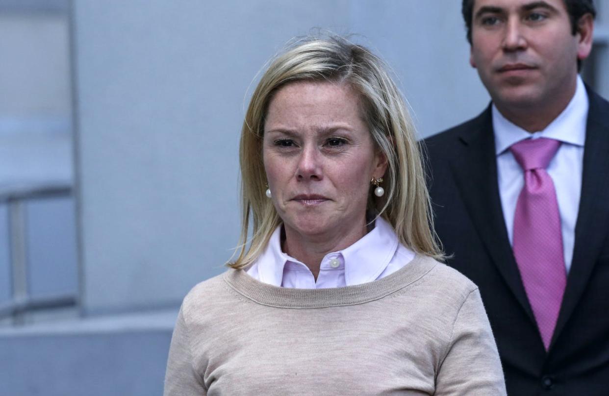 <span class="caption">Bridget Kelly, one of two aides to Gov. Chris Christie whose convictions in the Bridgegate scandal were reversed. </span> <span class="attribution"><a class="link " href="https://www.gettyimages.com/detail/news-photo/bridget-anne-kelly-former-deputy-chief-of-staff-to-new-news-photo/621077788?adppopup=true" rel="nofollow noopener" target="_blank" data-ylk="slk:Kena Betancur/Getty Images;elm:context_link;itc:0;sec:content-canvas">Kena Betancur/Getty Images</a></span>