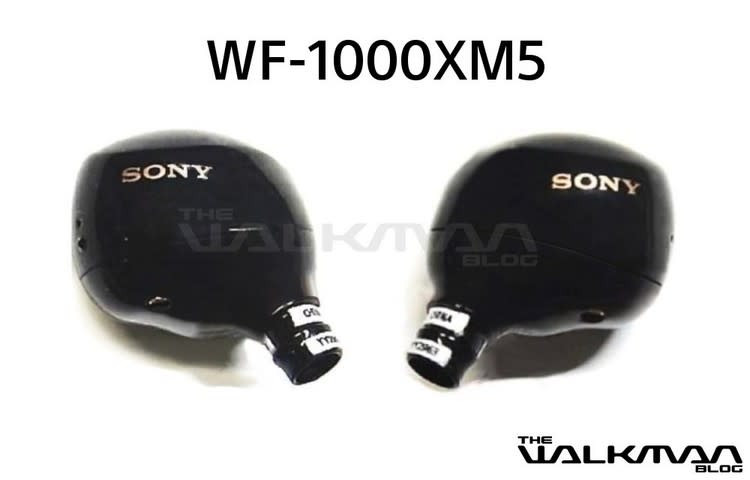 從圖片可以判斷「WF-1000XM5」的外型更加有流線感，偏向「LinkBuds S」系列的設計，且預計WF-1000XM5的體積會更小巧。   圖：取自The Walkman Blog