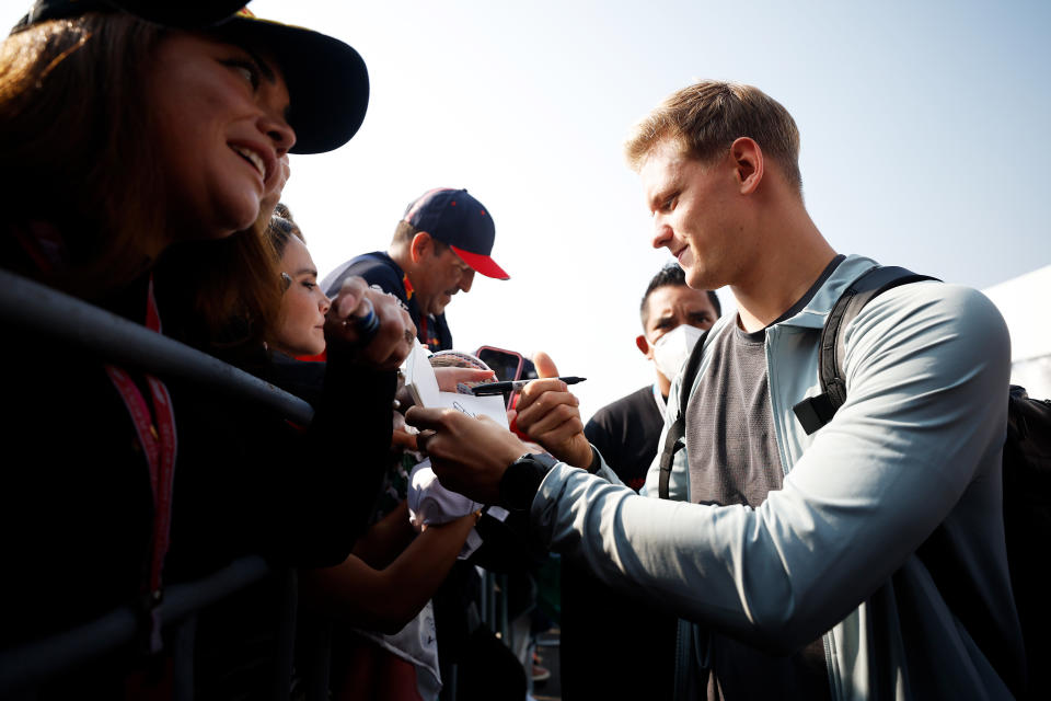 <p> Mick Schumacher (Photo by Jared C. Tilton/Getty Images)</p> 