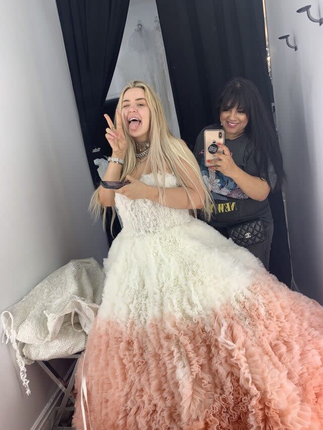 Tana Mongeau Wedding Dress Johanna Hernandez