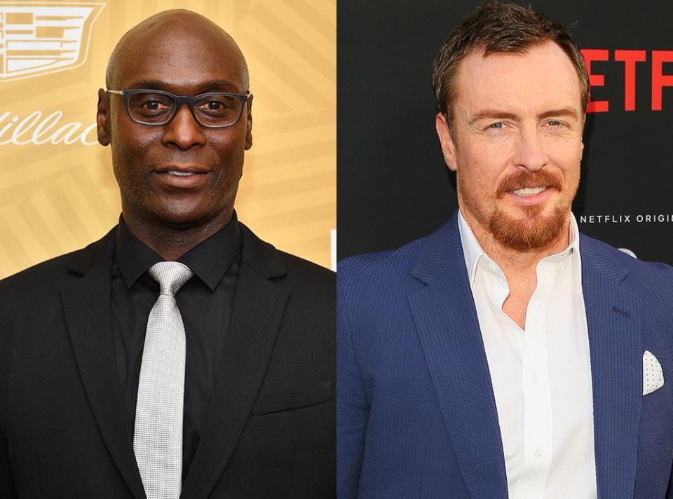 Lance Reddick and Toby Stephens