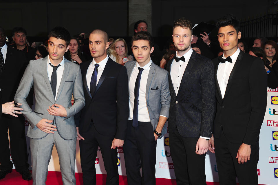 File photo dated 07/10/13 of (left to Right) Tom Parker, Max George, Nathan Sykes, Jay McGuinness and Siva Kaneswaran of The Wanted arriving at the 2013 Pride of Britain awards at Grosvenor House, London. The Wanted star Tom Parker has died at the age of 33 after being diagnosed with an inoperable brain tumour, the band has announced. The singer revealed his diagnosis in October 2020 and underwent chemotherapy and radiotherapy. Issue date: Wednesday March 30, 2022.