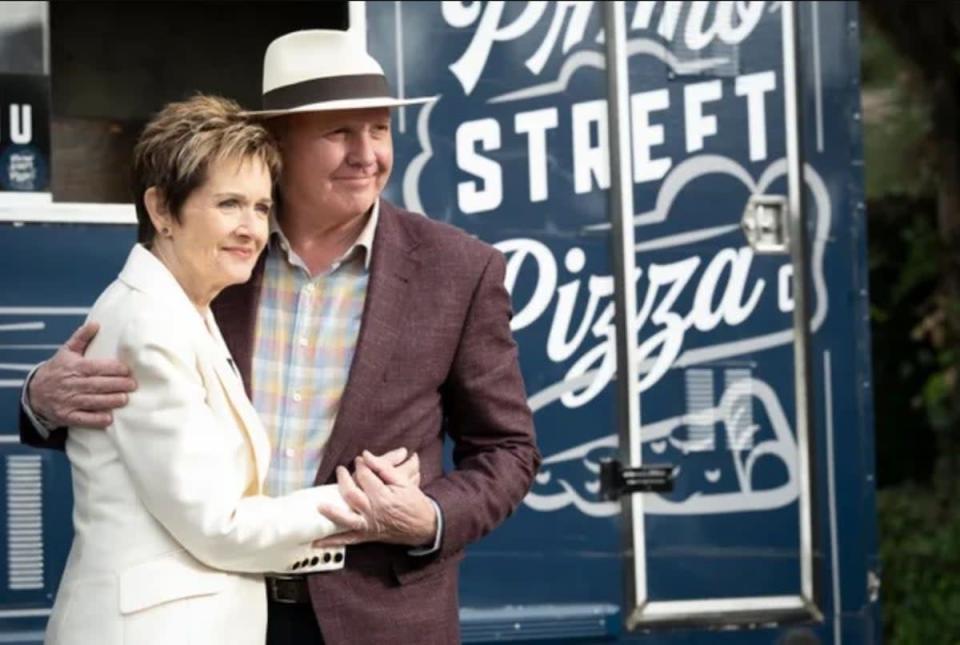 Neighbours starJackie Woodburne (left) has revealed how cast ‘claimed’ items from set ahead of show ending   (Freemantle / Channel 5)