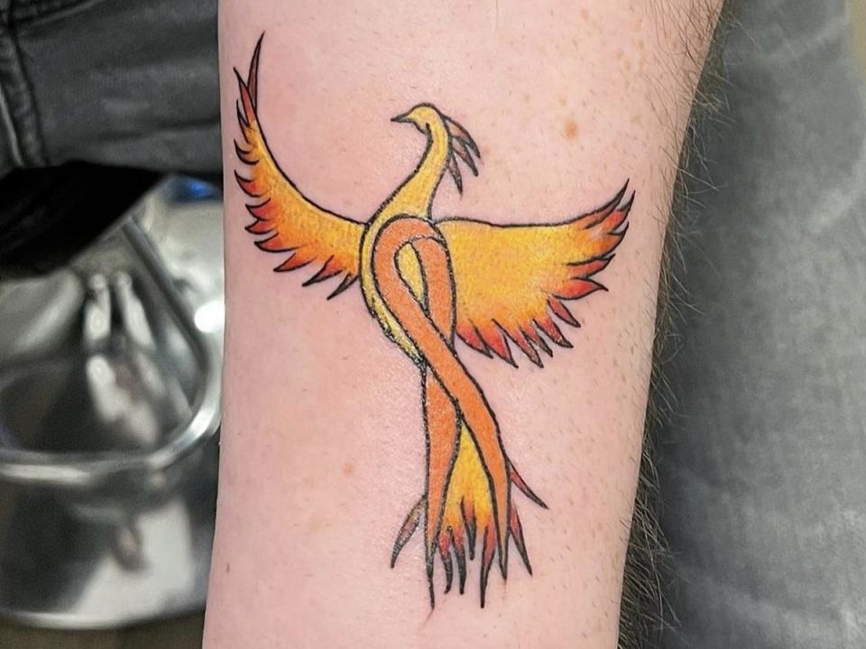 My tattoo honours my grandmother, who passed away from cancer (Connor Lightbody)