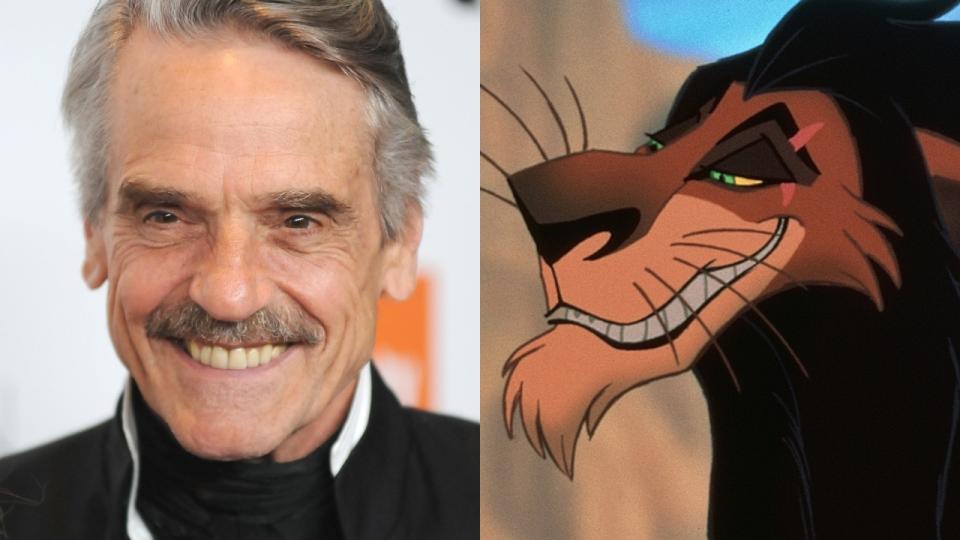 Jeremy Irons in “The Lion King”