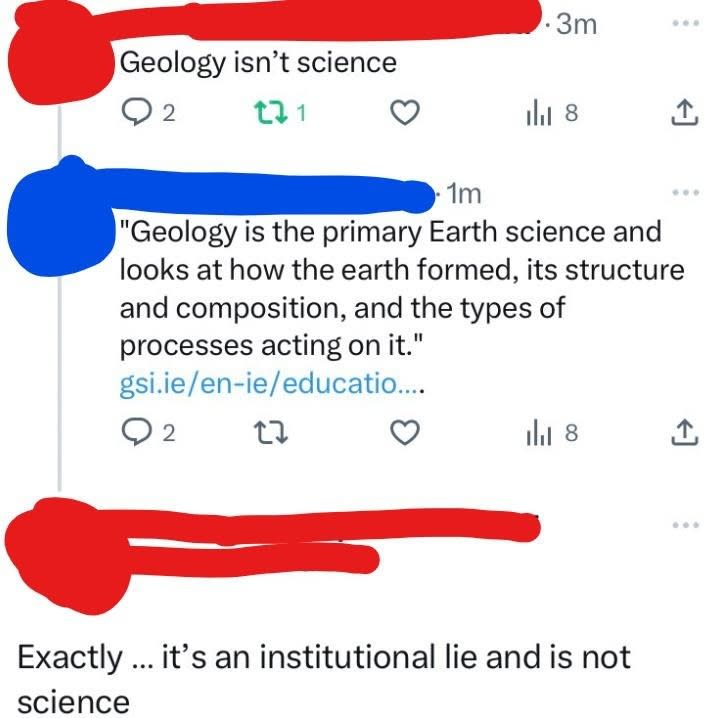 "It's an institutional lie and is not science"