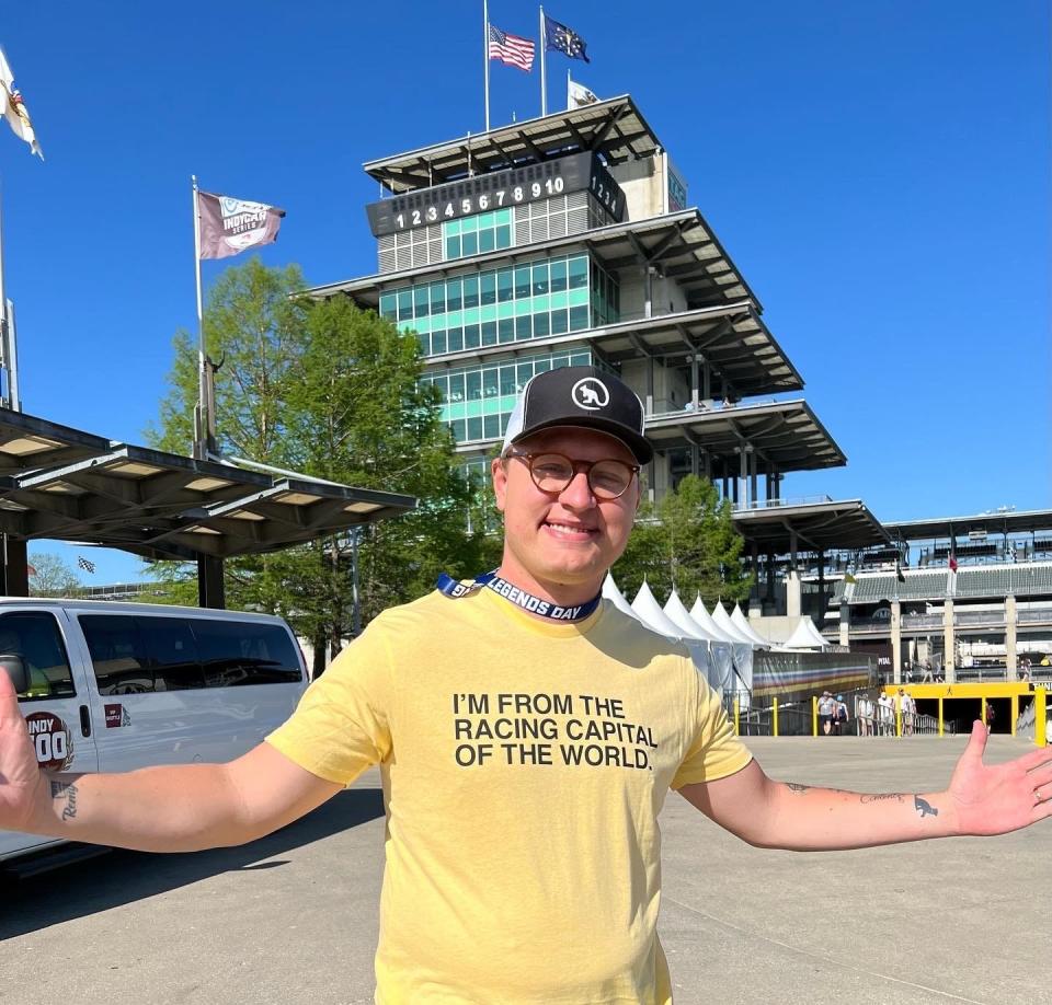 Joey Mulinaro at Indianapolis Motor Speedway