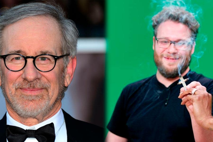 Steven Spielberg aplaude películas “fumetas” de Seth Rogen y el actor habla de su trauma con el director