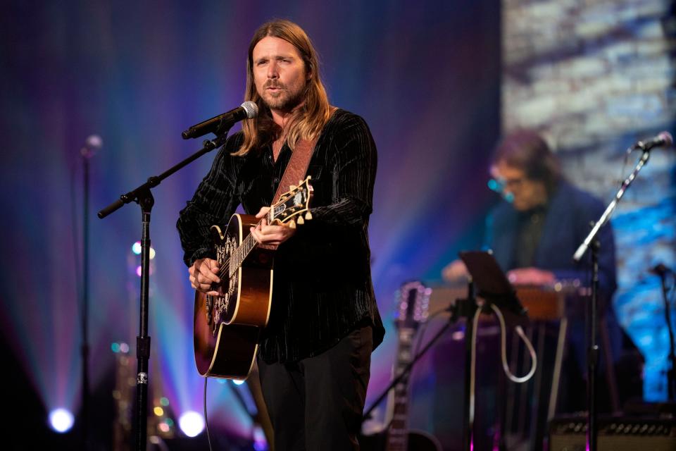 Lukas Nelson performs Don Williams' "Lord I Hope This Day is Good" during the Americana Music Honors and Awards show at the Ryman Auditorium Wednesday, Sept. 14, 2022, in Nashville, Tenn. 