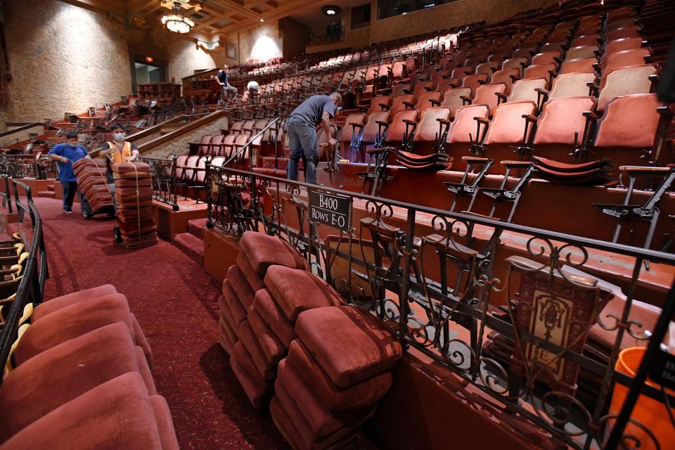 In 2020, the Florida Theatre in Jacksonville replaced all of its seats except two, which were refurbished for the theater's resident ghost.