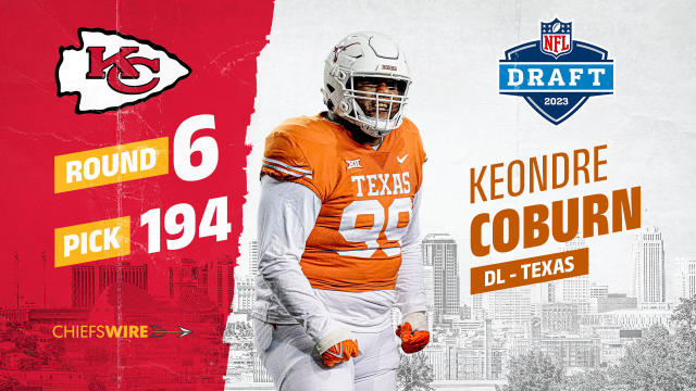 Kansas City Chiefs select Texas DT Keondre Coburn in the sixth