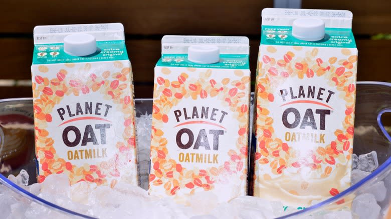 Planet Oat Oatmilk cartons