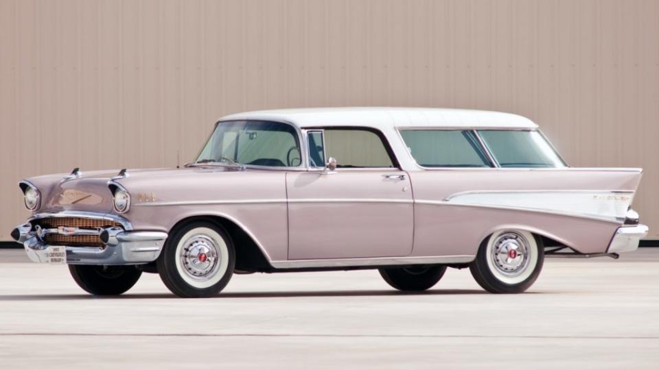 布魯斯威利所收藏的Chevrolet Bel Air Nomad，自1950年開始生產。(圖片來源/ Chevrolet)