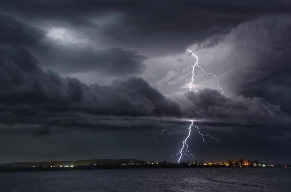 "Spectacular Lightning Show over Trial Bay" by Hugo Begg, winner in the 17 and under category (Picture: PA)