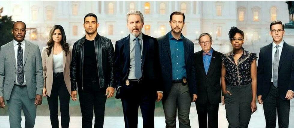 La saison 20 de NCIS se fera sans Mark Harmon remplacé par Gary Cole (au centre).  - Credit:CBS