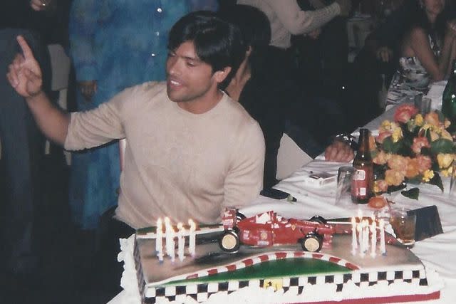 <p>Kelly Ripa/ Instagram</p> Mark Consuelos at his 30th birthday party in 2001.