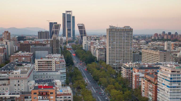 Paseo de la Castellana de Madrid