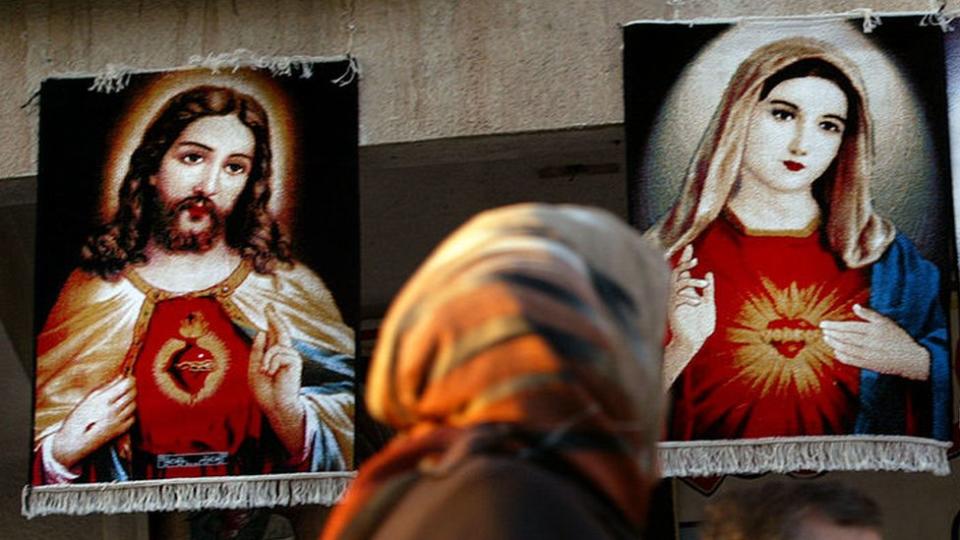 estampas de Jesús en Irak