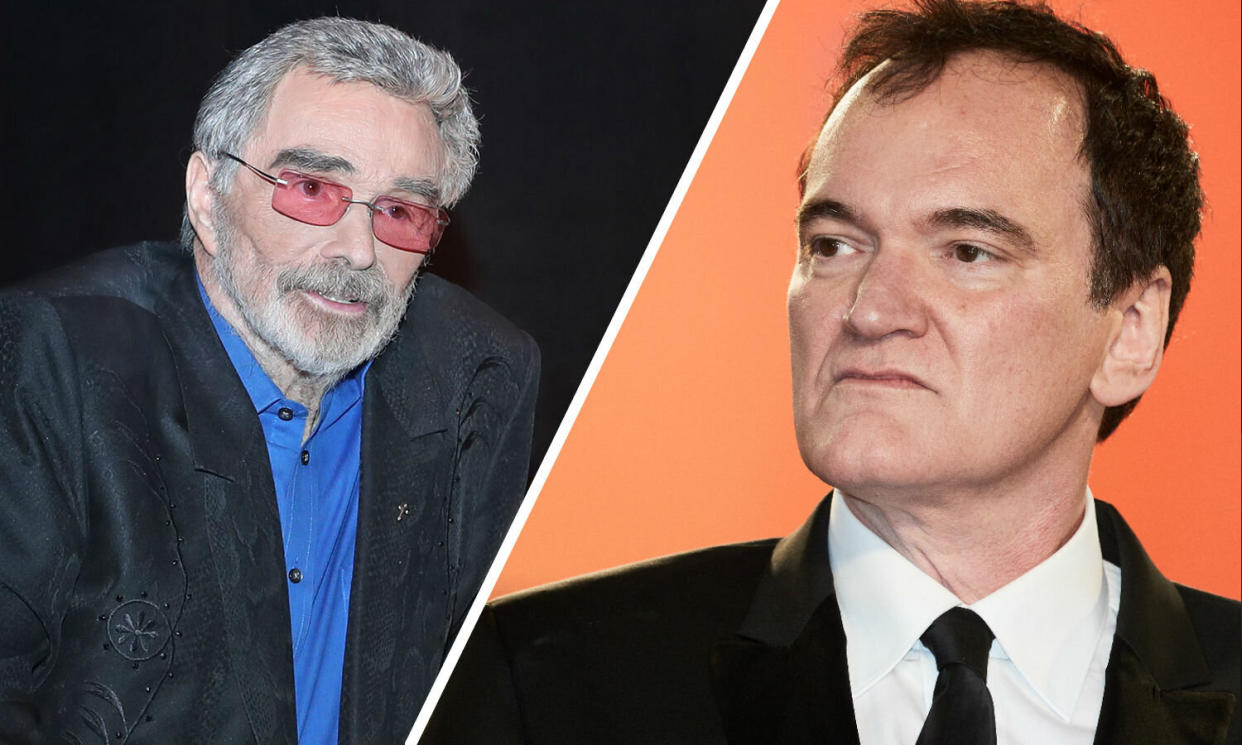 Burt Reynolds was reading lines for 'Once Upon a Time in Hollywood' when he died, says Quentin Tarantino (Credit: Getty)