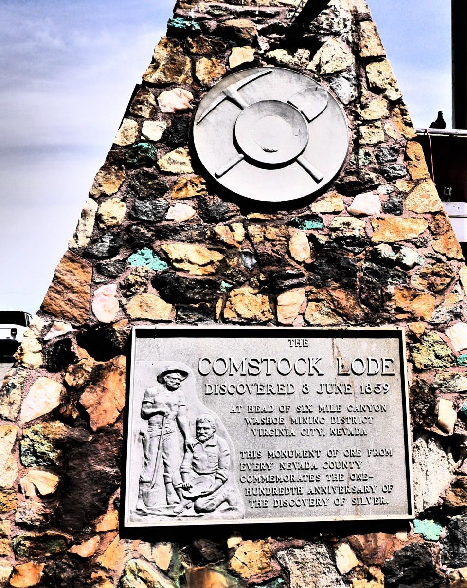 The Comstock Lode memorial