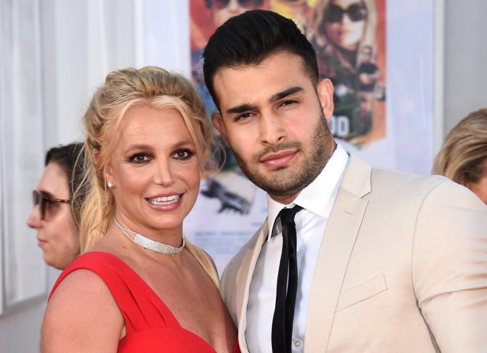 Britney Spears and Sam Asghari announced they were separating around 13 months after marrying in 2022 (2019 Invision)