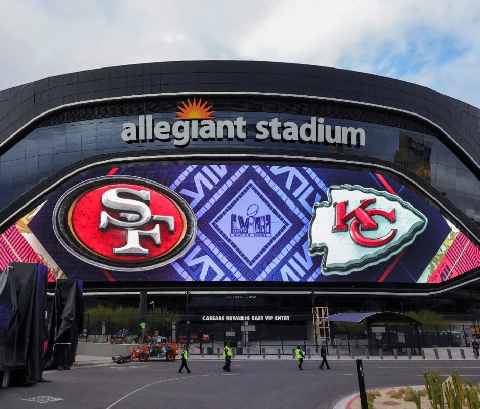 Super Bowl Sunday between the San Francisco 49ers and Kansas City Chiefs is a city-wide affair, with several big lead-up events and watch parties happening from the Strip to Downtown and beyond. <p>Ethan Miller/Getty Images</p>