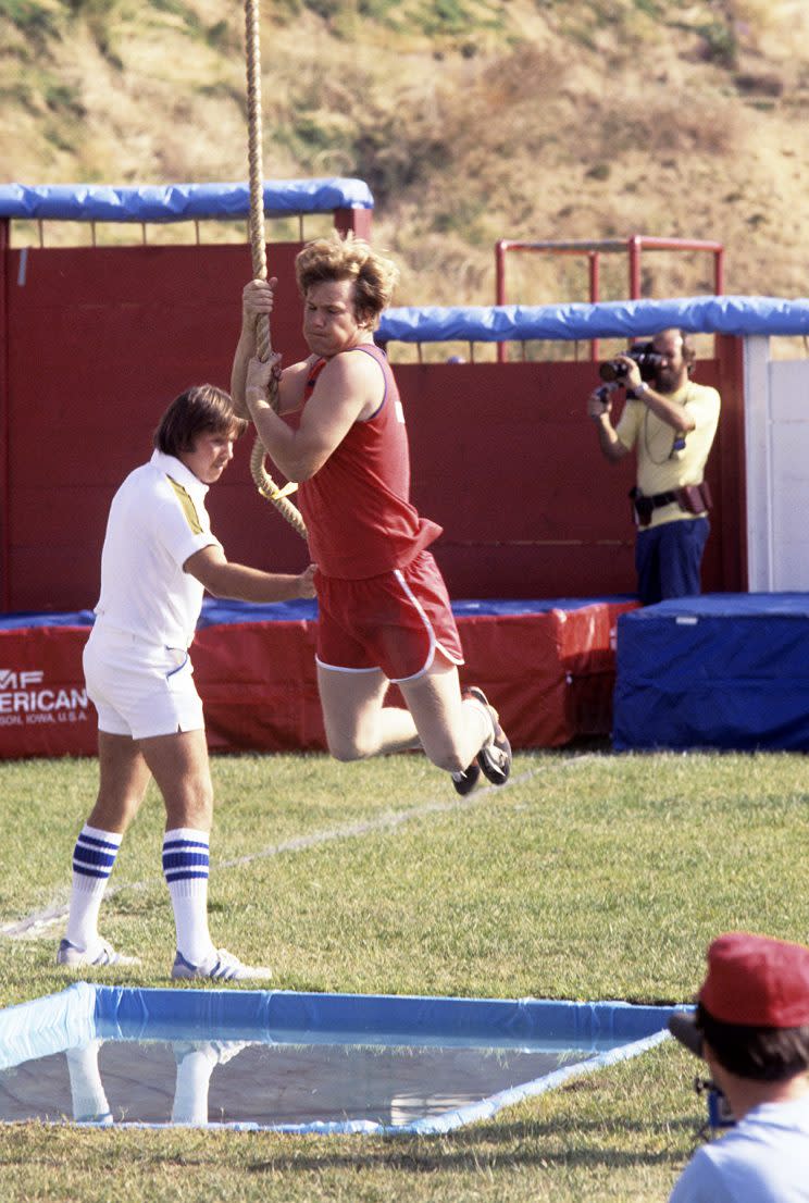 Larry Wilcox on ABC's Battle of the Network Stars. (Photo Credit: ABC Photo Archives/Getty Images)